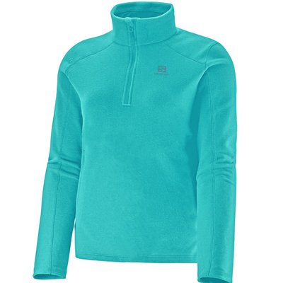 blusa feminina salomon polar 12 zip