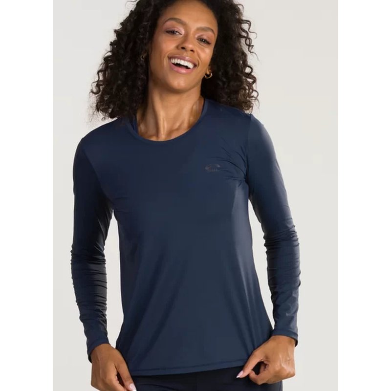 blusa sol sports feminina uv protection 3 azul marinho lupastore 1