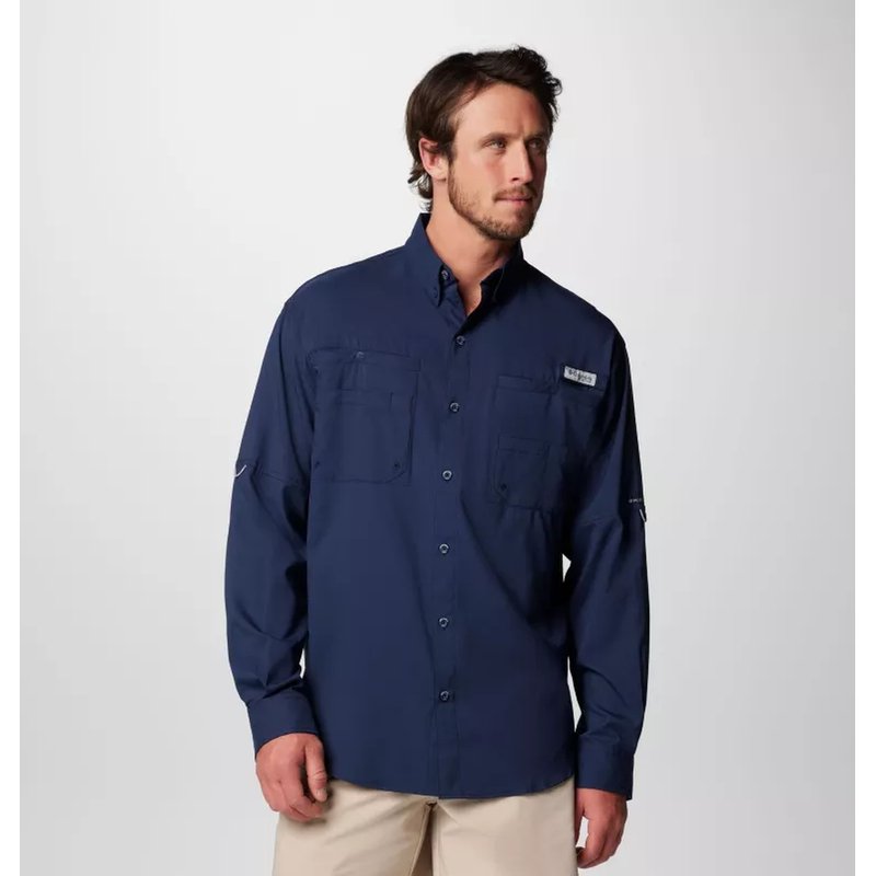 camisa columbia masculina tamiami ii manga longa azul marinho lupastore 8